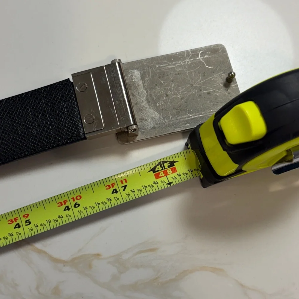 Louis Vuitton Black men’s Damier belt 110/44 XXL - Picture 4 of 7